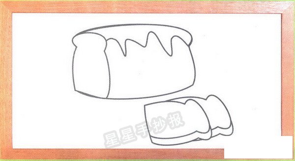 面包简笔画