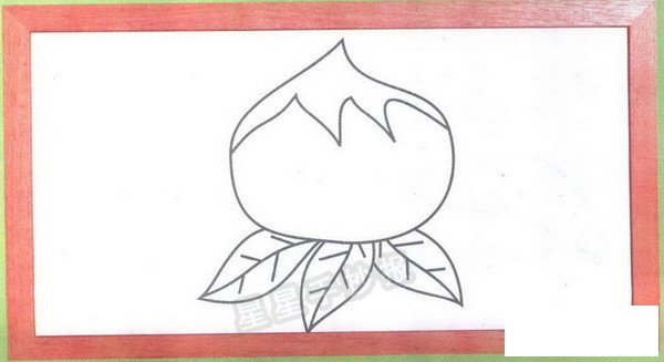桃子简笔画