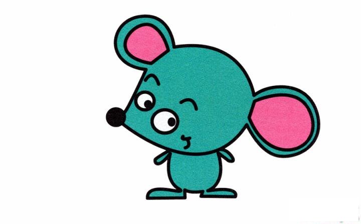 简笔画小老鼠的具体步骤图示