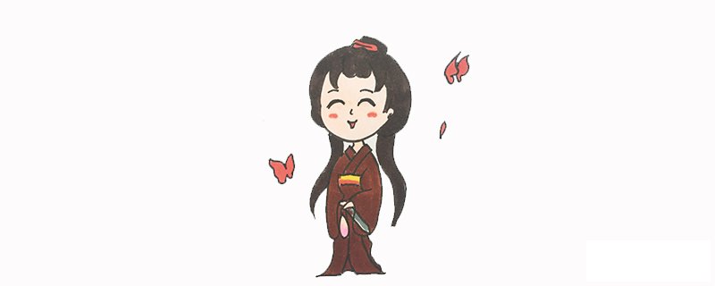 怎么画红蝶简单又漂亮