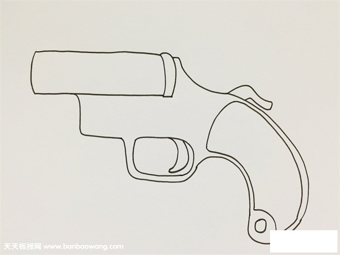 信号枪怎么画简笔画