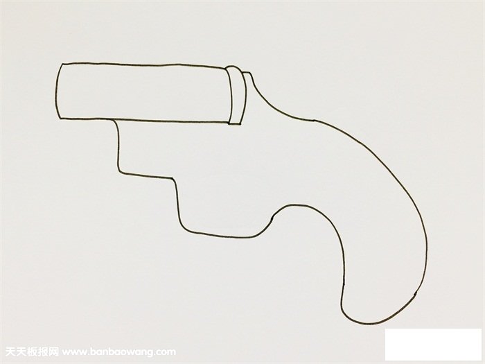 信号枪怎么画简笔画