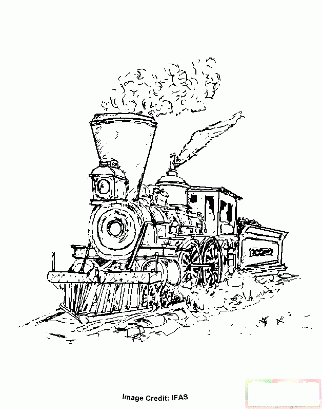 很久以前的蒸汽车简笔画