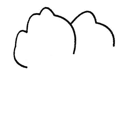 白菜简笔画大全及画法步骤