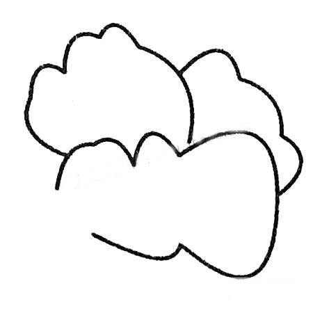 白菜简笔画大全及画法步骤